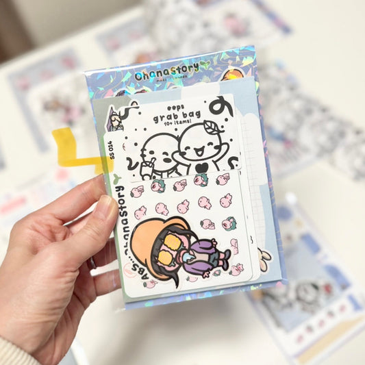 Oops Stickers Grab Bag - 10 Items Valued at $48+
