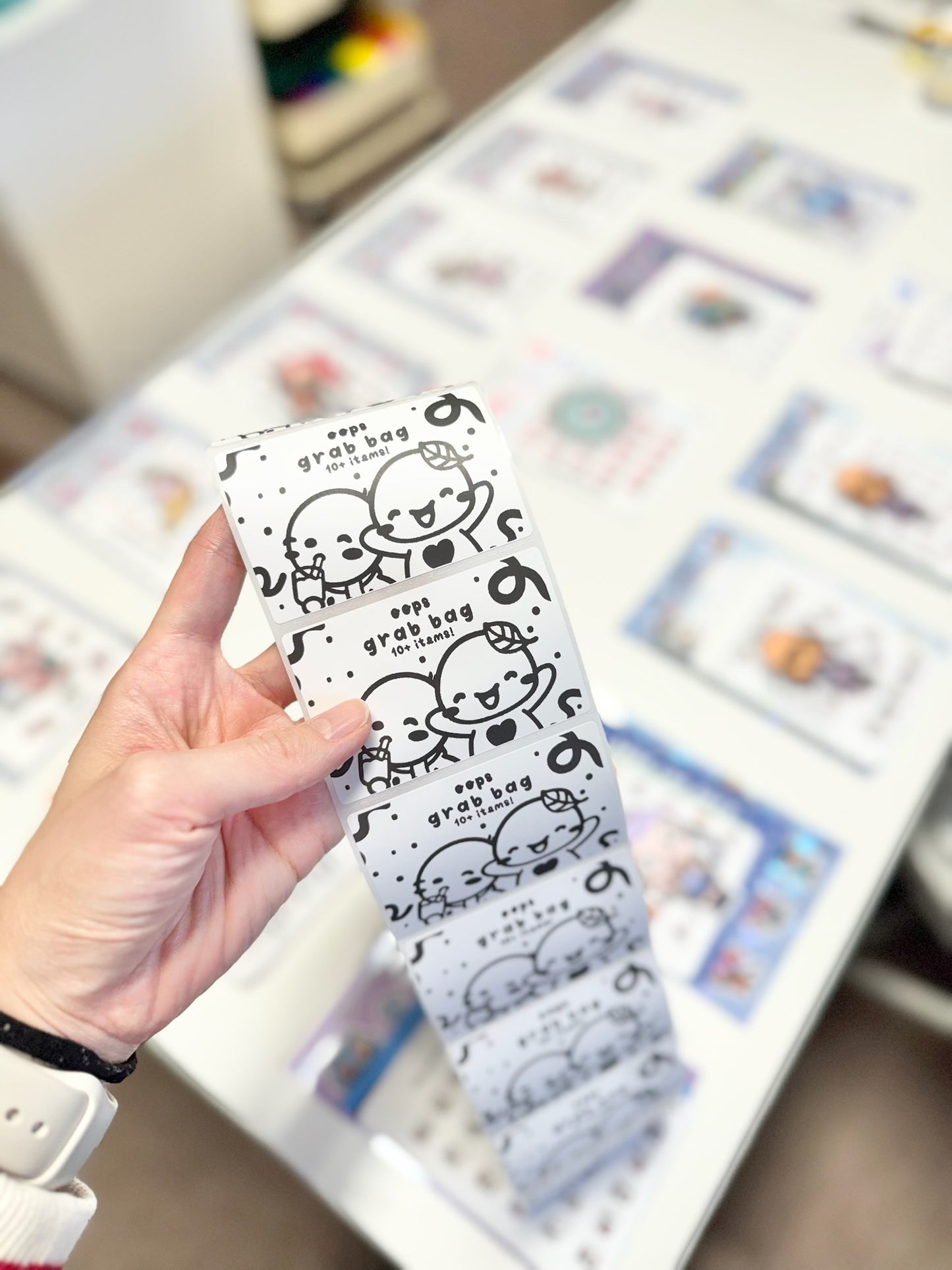 Oops Stickers Grab Bag - 10 Items Valued at $48+