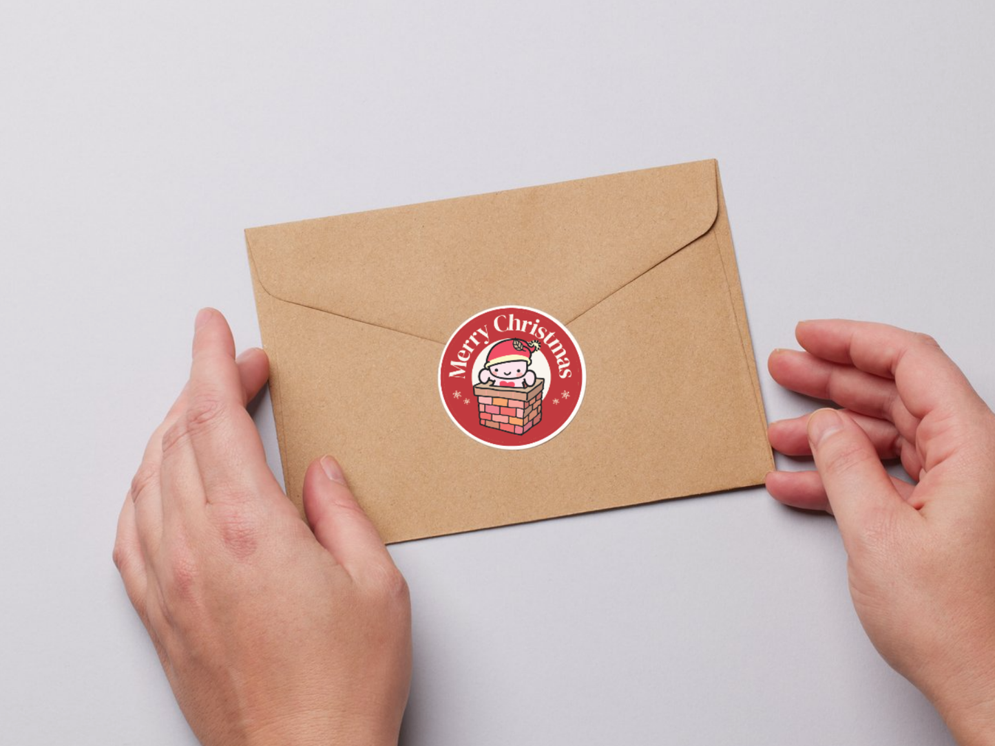 SS139 | Christmas Envelope Seals V1 Printable Stickers