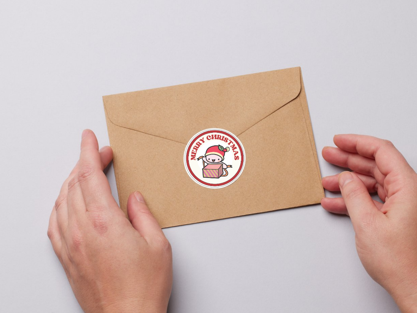 SS139 | Christmas Envelope Seals V1 Printable Stickers