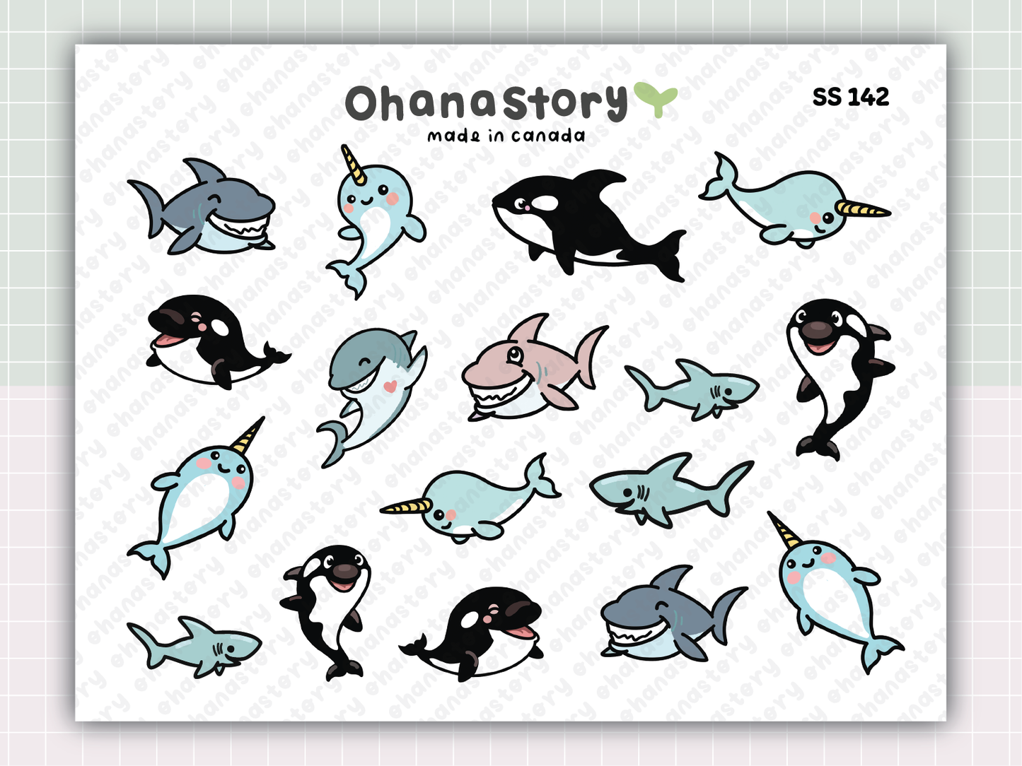 SS142 | Under the Sea V1 Printable Deco Stickers