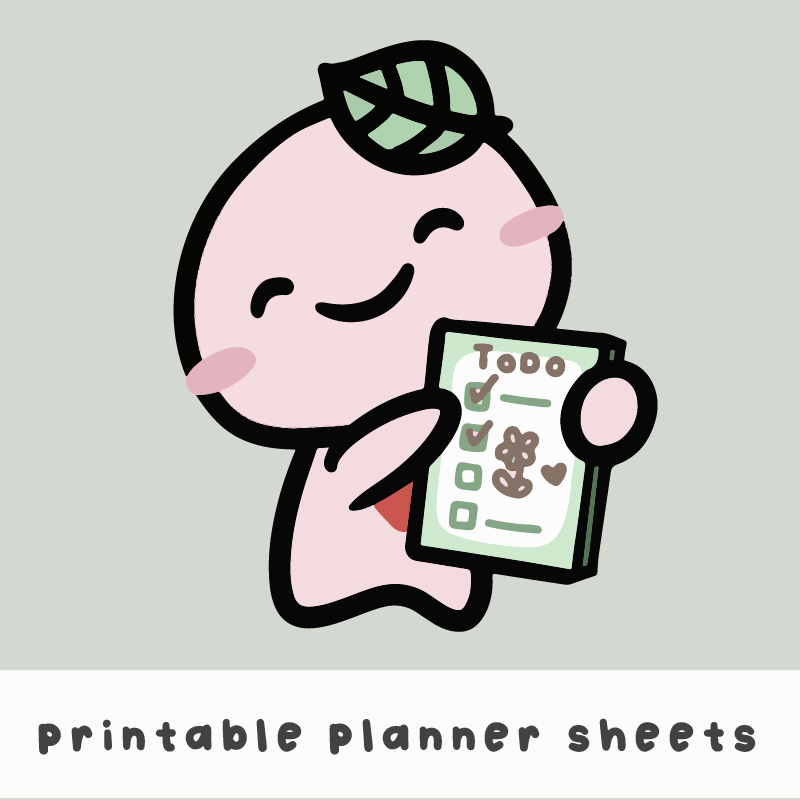 Digital Planner Sheets