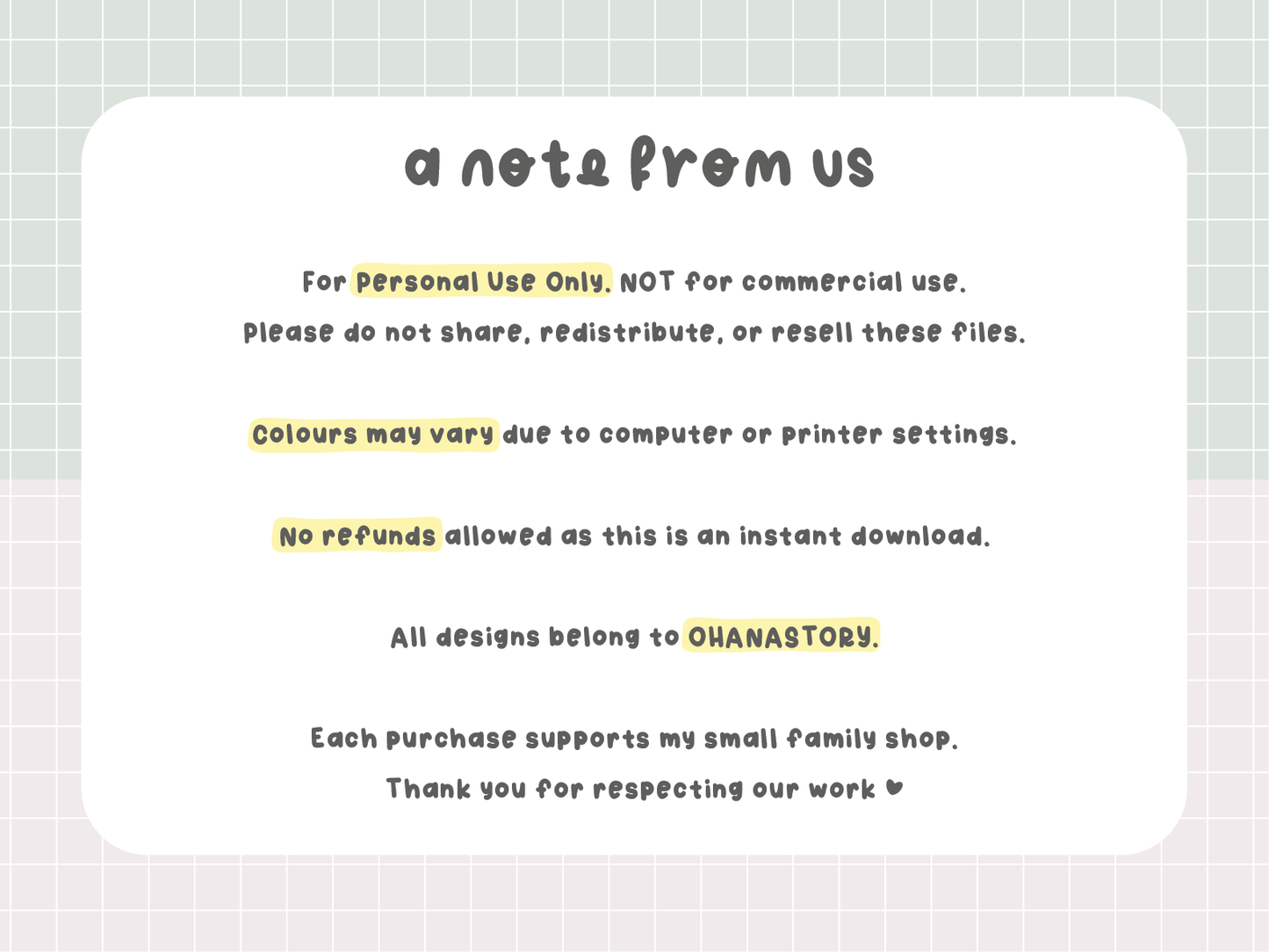 SS015 | Snomi Tired Printable Icon Stickers