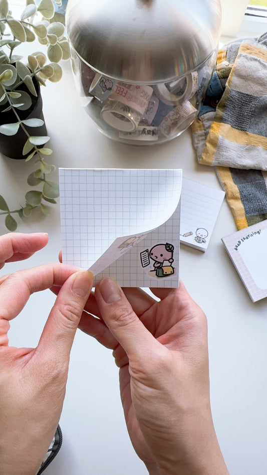 "Small Grid" Tearaway Memopad