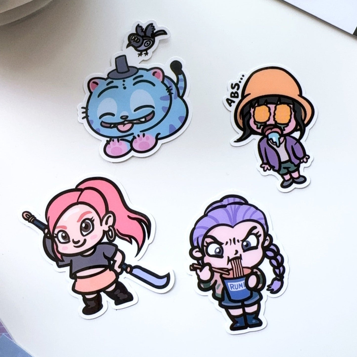 Derpy & Huntrix Die Cut Stickers - Set of 4 | KDH