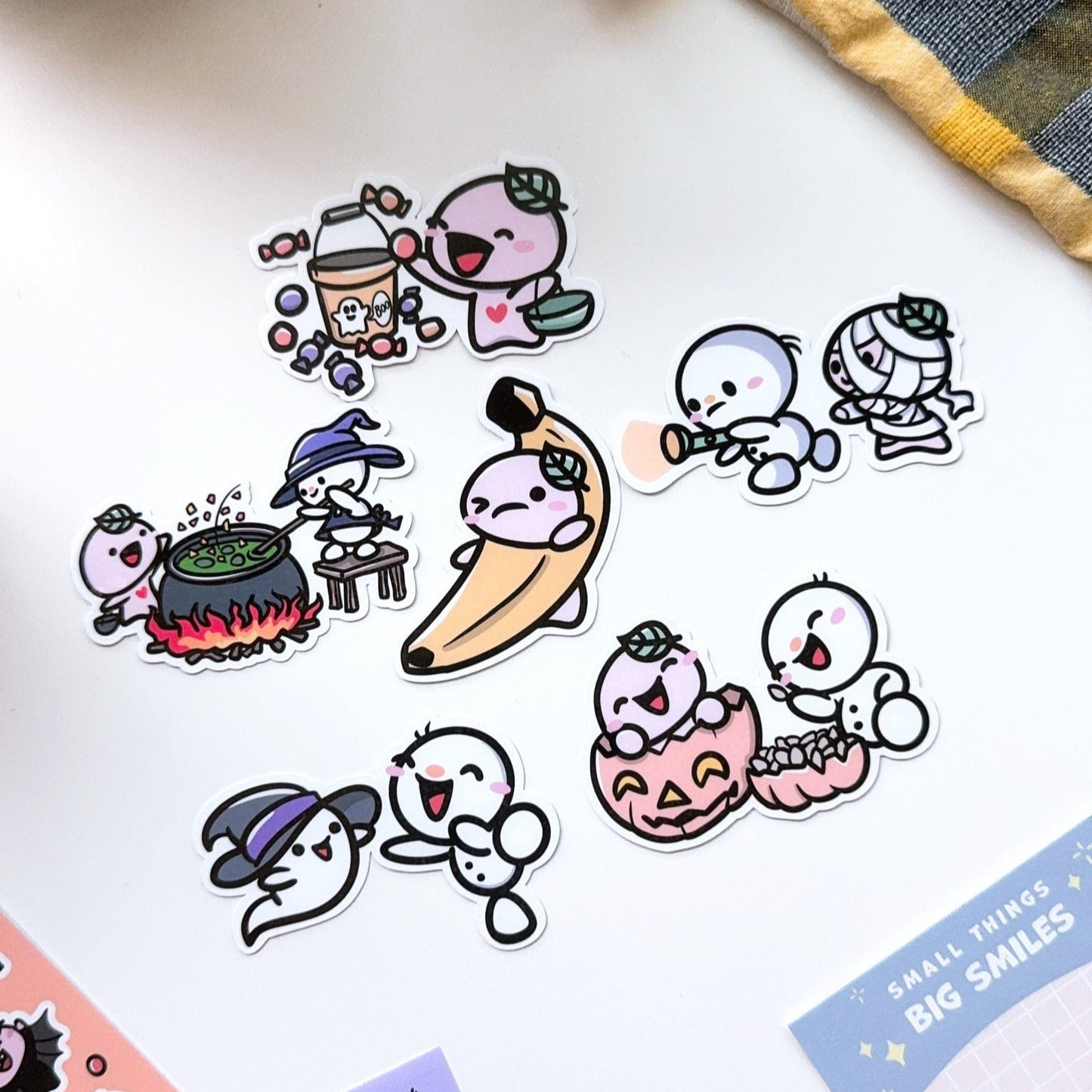 Halloween Die Cut Stickers - Set of 6