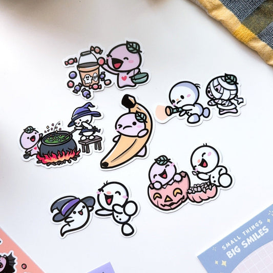 Halloween Die Cut Stickers - Set of 6