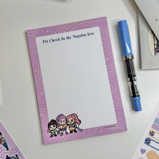 "Fit Check/Napalm Era" Tearaway Notepad - 5x7" | KDH