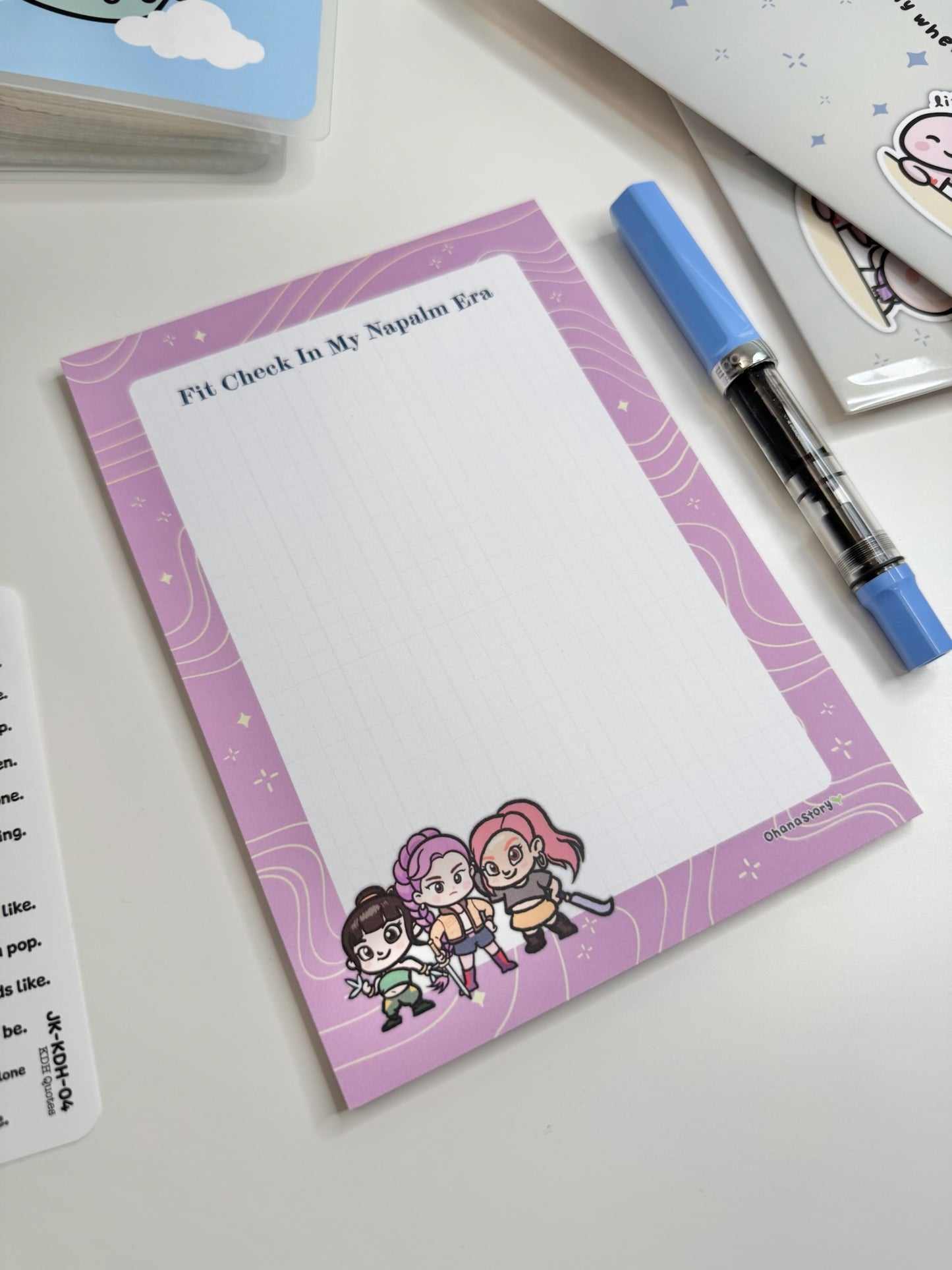 "Fit Check/Napalm Era" Tearaway Notepad - 5x7" | KDH