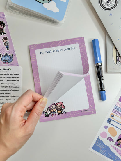 "Fit Check/Napalm Era" Tearaway Notepad - 5x7" | KDH