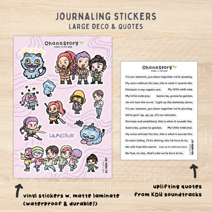 JK-KDH-All | KDH Journaling Stickers Kit