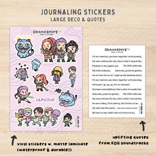 JK-KDH-All | KDH Journaling Stickers Kit
