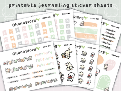 JKE | Bunny Picnic Journaling Kit