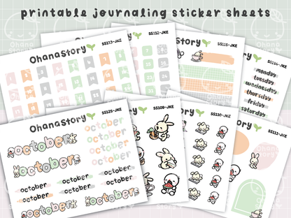 JKE | Bunny Picnic Journaling Kit