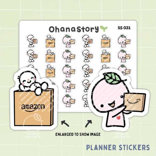 SS031 | Amazon Icon Stickers Sheet