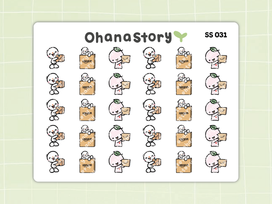 SS031 | Amazon Icon Stickers Sheet