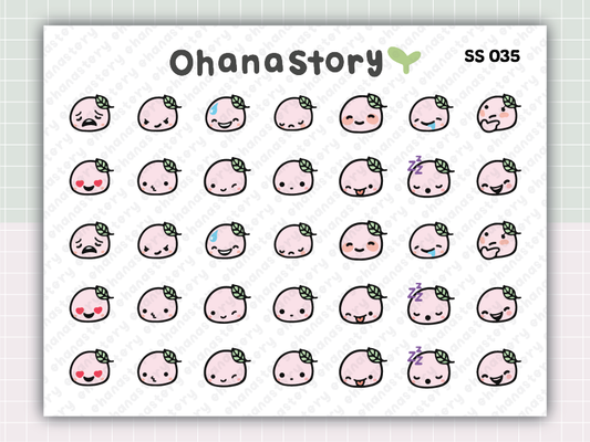 SS035 | Buji Emoji V2 Printable Icon Stickers
