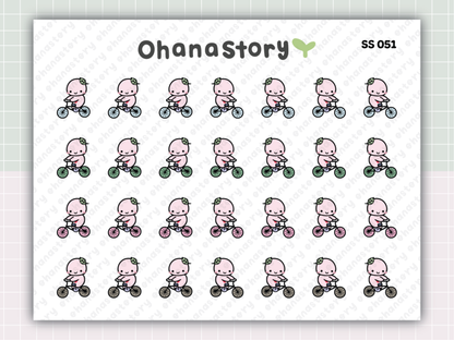 SS051 | Buji Cycling Printable Icon Stickers