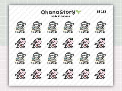 SS133 | Science Class Printable Icon Stickers