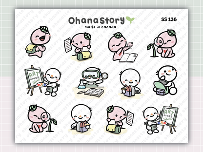 SS136 | Back to School Printable Deco Stickers
