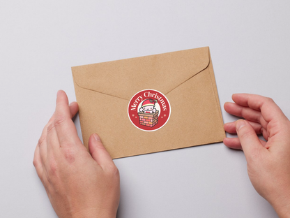 SS139 | Christmas Envelope Seals V1 Printable Stickers