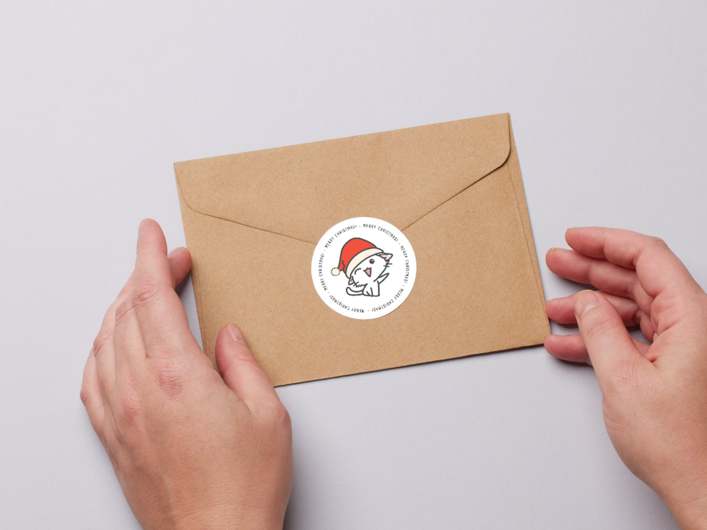SS140 | Christmas Envelope Seals V2 Printable Stickers