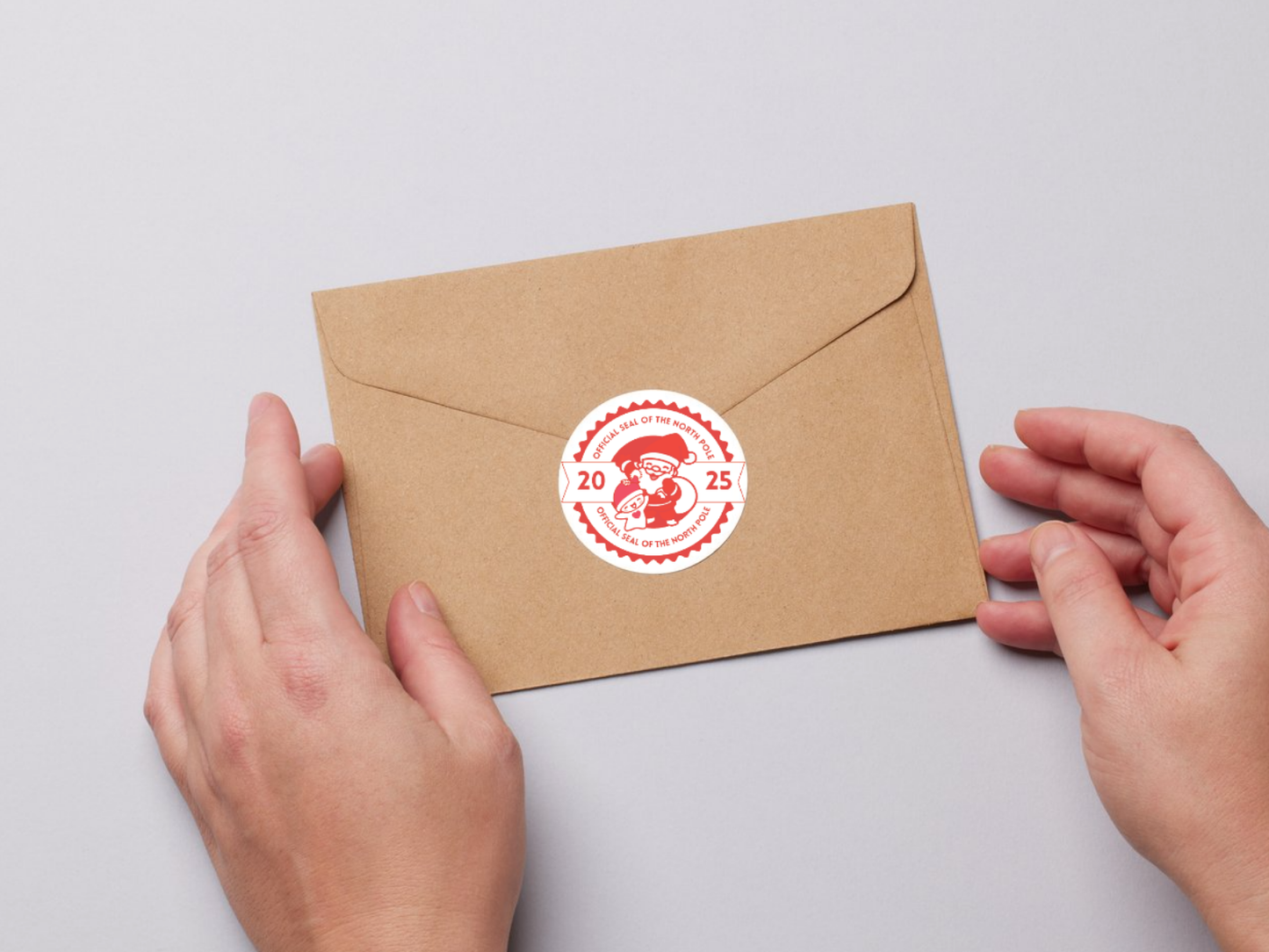 SS140 | Christmas Envelope Seals V2 Printable Stickers